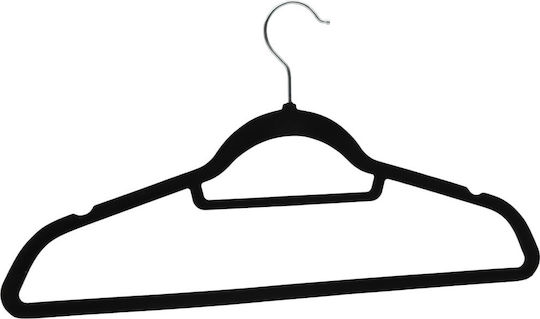 vidaXL Clothes Hanger Black 289922 100pcs