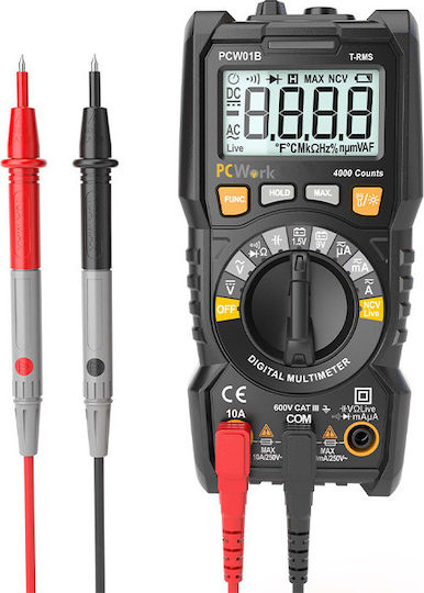 Range PCW01B Ψηφιακό Πολύμετρο True RMS με Μέτρηση AC / DC / Αντίστασης