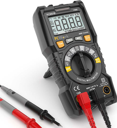 Range PCW01B Ψηφιακό Πολύμετρο True RMS με Μέτρηση AC / DC / Αντίστασης