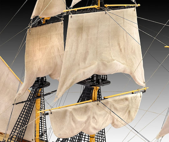 Revell My Hobby Battle of Trafalgar Modeling Figure Ship 269 Pieces in Scale 1:225 with Glue and Paints 60x42cm.