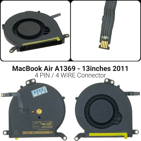 Replacement Laptop Fan for A1369