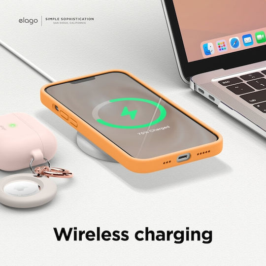 Elago Premium Back Cover Silicone Orange (iPhone 13)