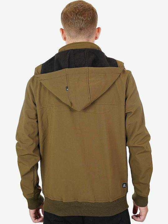 Emerson Winter Jacket Softshell Waterproof and Windproof Olive