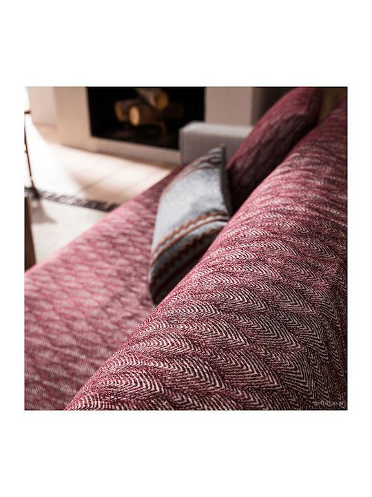 Gofis Home Sofa Throws 2 Seater Peacock 180x250cm Cherry 935/02