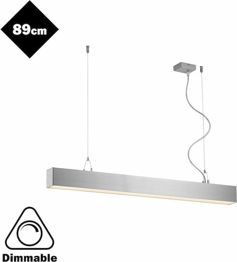 Viokef Commercial Linear LED Ceiling Light 30W Natural White IP20 Dimmable L90xD5.5cm