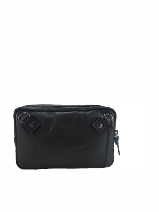 Leather Men's Bag Shoulder / Crossbody Black