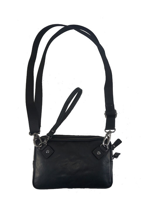 Leather Men's Bag Shoulder / Crossbody Black