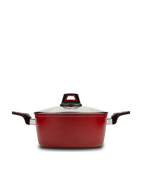 Nava Taurus Βαθιά Κατσαρόλα από Αλουμίνιο 4.2lt / 24cm