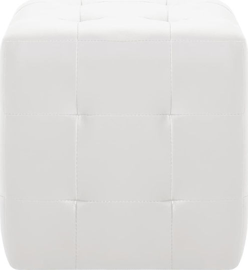Bean Bag Chair Waterproof White 2pcs 30x30x30cm