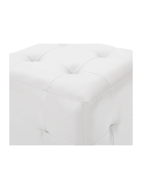 Bean Bag Chair Waterproof White 2pcs 30x30x30cm