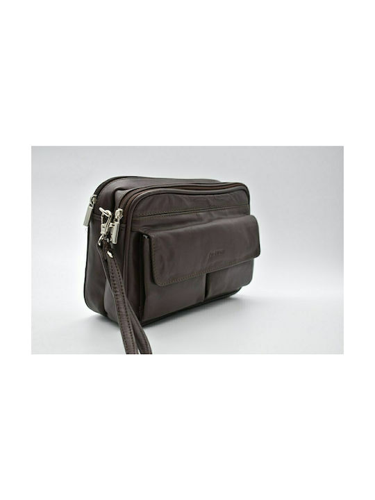 Lavor 1-0040 Leder Herrentasche Handtasche Dark Brown 1-40