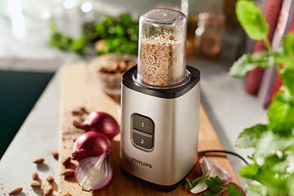 Philips Daily Μπλέντερ με Πλαστική Κανάτα 1 lt 350W Γκρι