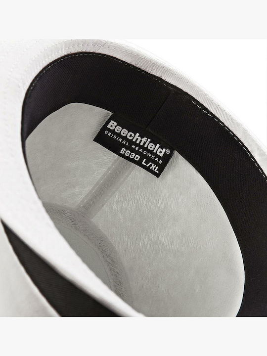 Beechfield B630 Herren-Hut Trilby Weiß