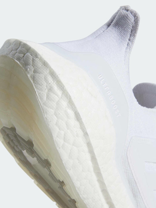 Ultraboost 21 Sport Shoes Running Cloud White / Grey Three