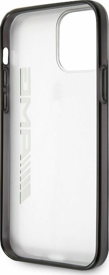AMG Mettalic Black Edges Back Cover Σιλικόνης Διάφανο/Μαύρο (iPhone 12 Pro Max)