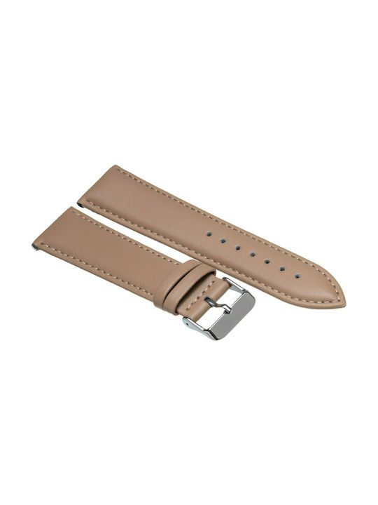 Tzevelion ART660 Leather Strap Beige 12mm