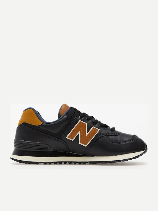 New Balance 574 Ανδρικά Sneakers Μαύρα