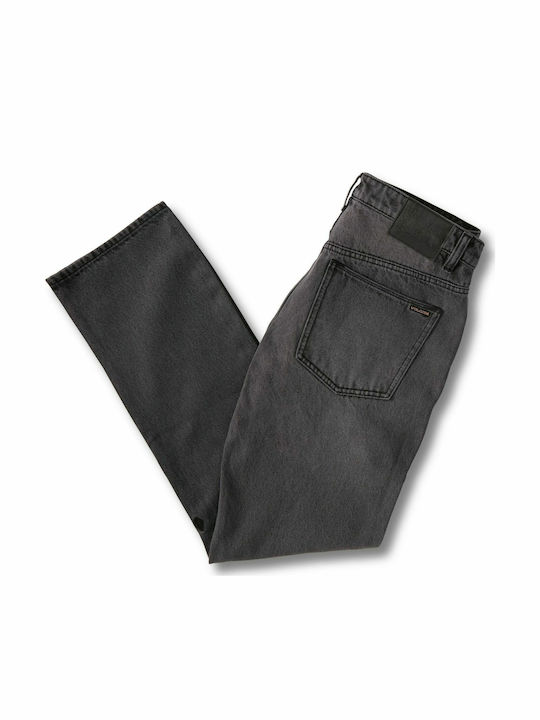 Solver Men's Jeans Pants with Slim Straight Fit Fade To Black
