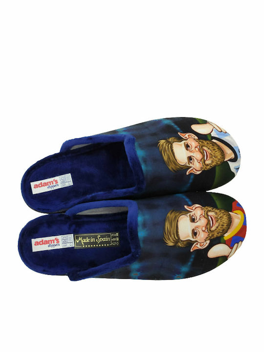 Lionel Messi Winterliche Herrenhausschuhe Blau