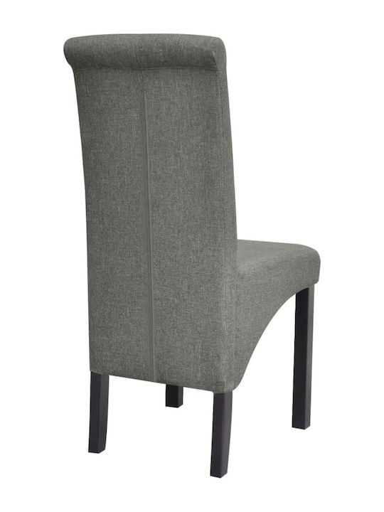 Dining Room Fabric Chair Light Gray 42x57x95cm 2pcs