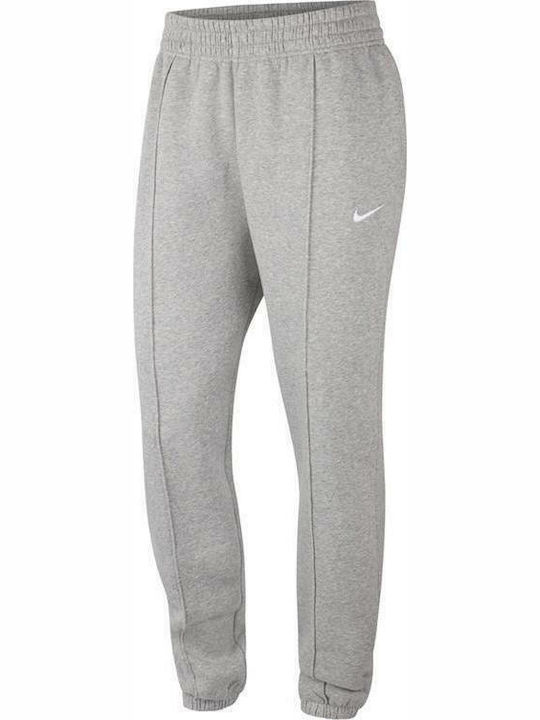 Sportswear Essential Ψηλόμεσο Παντελόνι Φόρμας με Λάστιχο Fleece Grey Heather