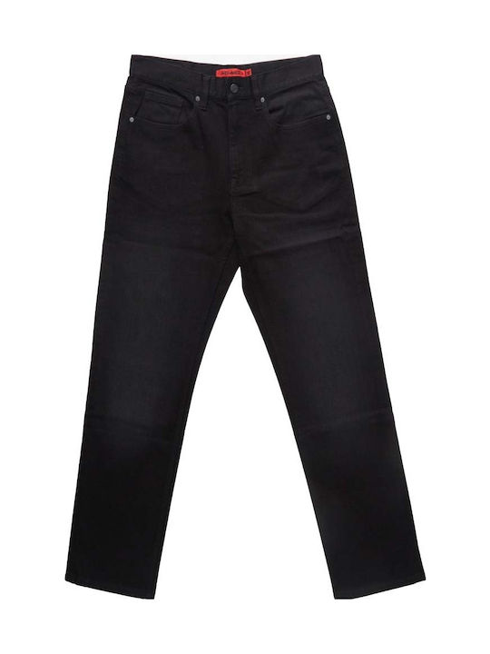 Worker Ανδρικό Παντελόνι Τζιν με Relaxed Tapered Εφαρμογή Μαύρο
