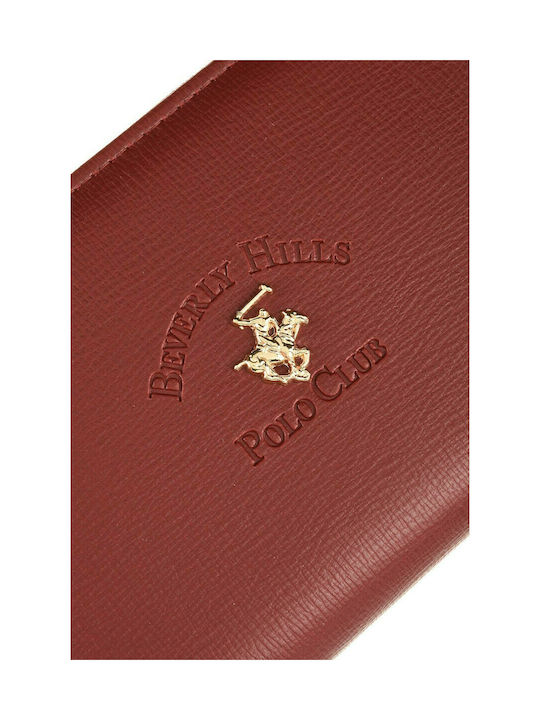 Beverly Hills Polo Club Large Women's Wallet Burgundy