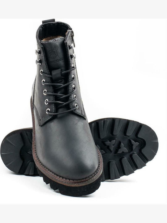 Jadon Leather Black Boots