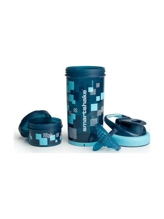 SmartShake Revive Plastic Protein Shaker 750ml Blue