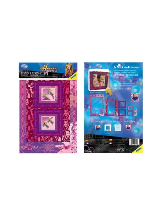 OIKOPEN Детска стикерна за стена Стена Hannah Montana 6бр