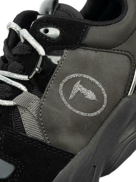 Damen Chunky Sneakers Schwarz