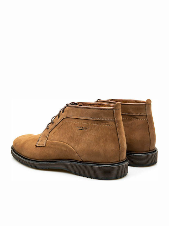 Suede Tabac maro Ghete barbati