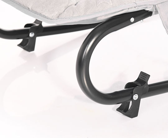 Lorelli Manual Baby Relax Eliza Luxe Cool Grey Stars for Child up to 9kg