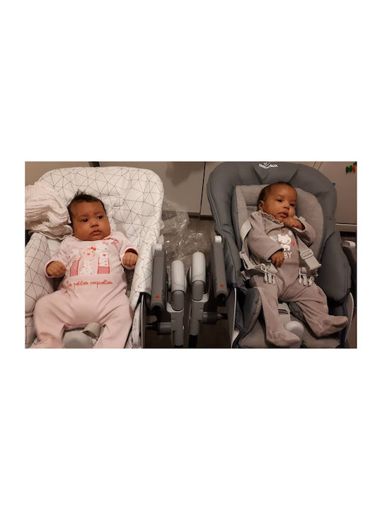 Renolux Vision Klappbarer Baby Hochstuhl mit Höhenverstellbar Terrakotta