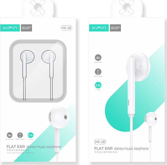 In-ear headphones Earbuds Xipin HX-18 White