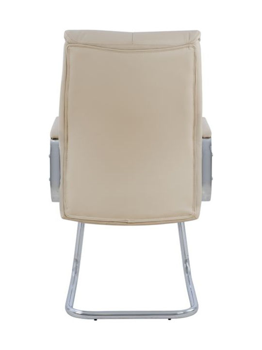 Sessel Zalman mit Armlehnen Ecru 59.5x72x104cm 1Stück