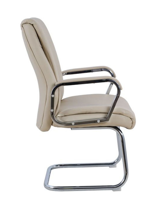 Sessel Zalman mit Armlehnen Ecru 59.5x72x104cm 1Stück