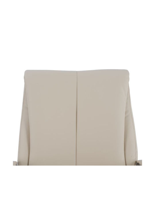 Sessel Zalman mit Armlehnen Ecru 59.5x72x104cm 1Stück