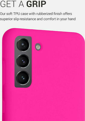 KWmobile Rubber Coperta din spate Silicon Neon Pink (Galaxy S21+ 5G) 54066.77