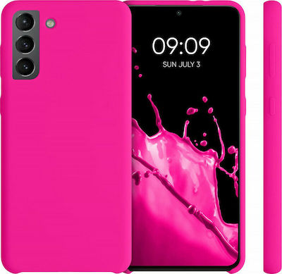 KWmobile Rubber Coperta din spate Silicon Neon Pink (Galaxy S21+ 5G) 54066.77