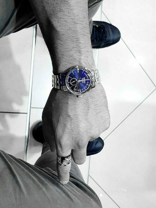 Seiko Presage Basic Line Ρολόι Αυτόματο με Μεταλλικό Μπρασελέ