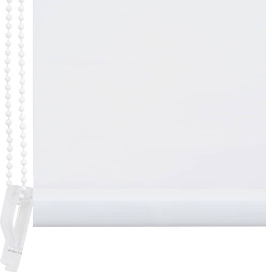 vidaXL Κουρτίνα Μπάνιου Υφασμάτινη Ρολό 140x240 cm Λευκό