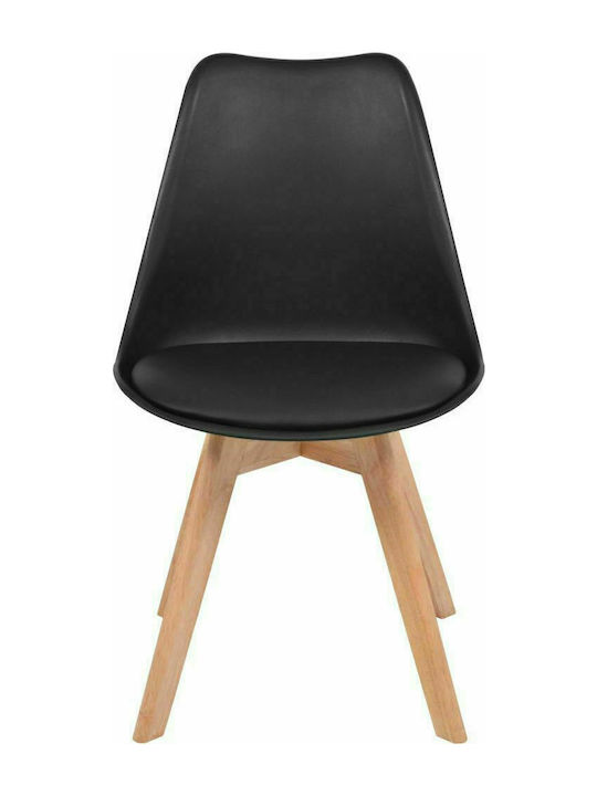 Stühle Speisesaal Schwarz 4Stück 48x53x83cm