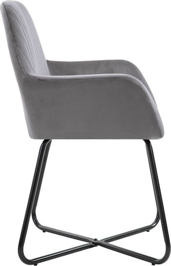 Stühle Speisesaal Gray 6Stück 61x61x84cm