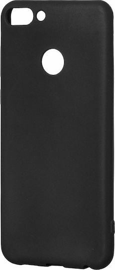 Senso Soft Touch Back Cover Σιλικόνης Μαύρο (Huawei P Smart)