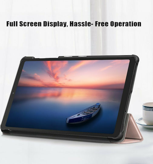 Tri Fold Flip Cover Ροζ Χρυσή (Galaxy Tab A7 Lite)