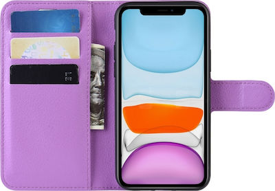 Naxius Synthetic Leather Book Purple (Xiaomi Mi 10 Lite)