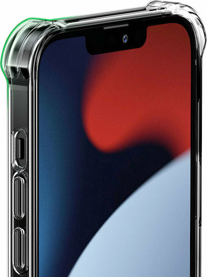 Ugreen Airbag Umschlag Rückseite Silikon mit Band Transparent (iPhone 13 Pro Max)