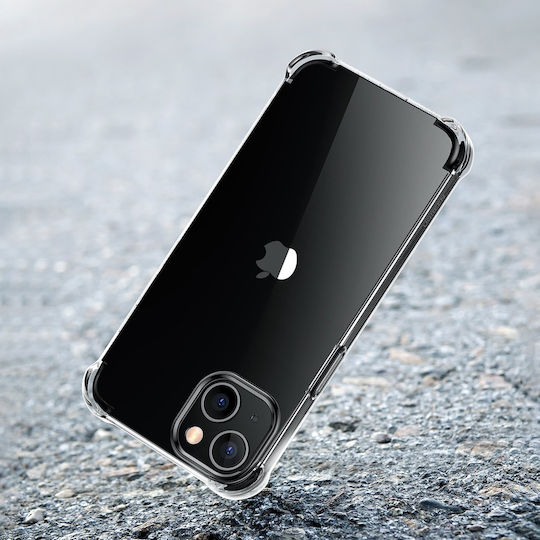 Ugreen Airbag Umschlag Rückseite Silikon mit Band Transparent (iPhone 13 Pro Max)