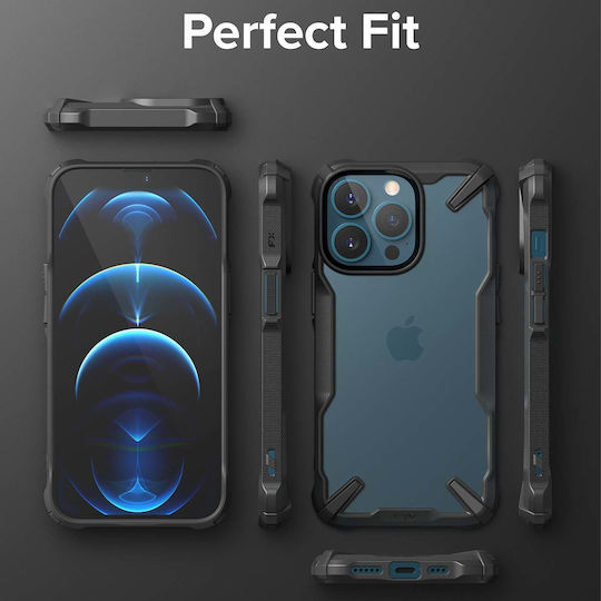 Ringke Fusion X Back Cover Πλαστικό / Σιλικόνης Μαύρο (iPhone 13 Pro)